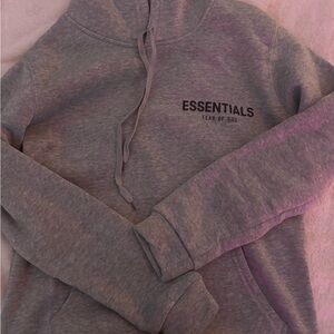 Fear of God Essentials Heather Gray Pullover